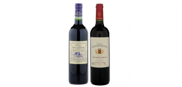 Bordeaux Red Wine Duo with Corkscrew gift & includes delivery